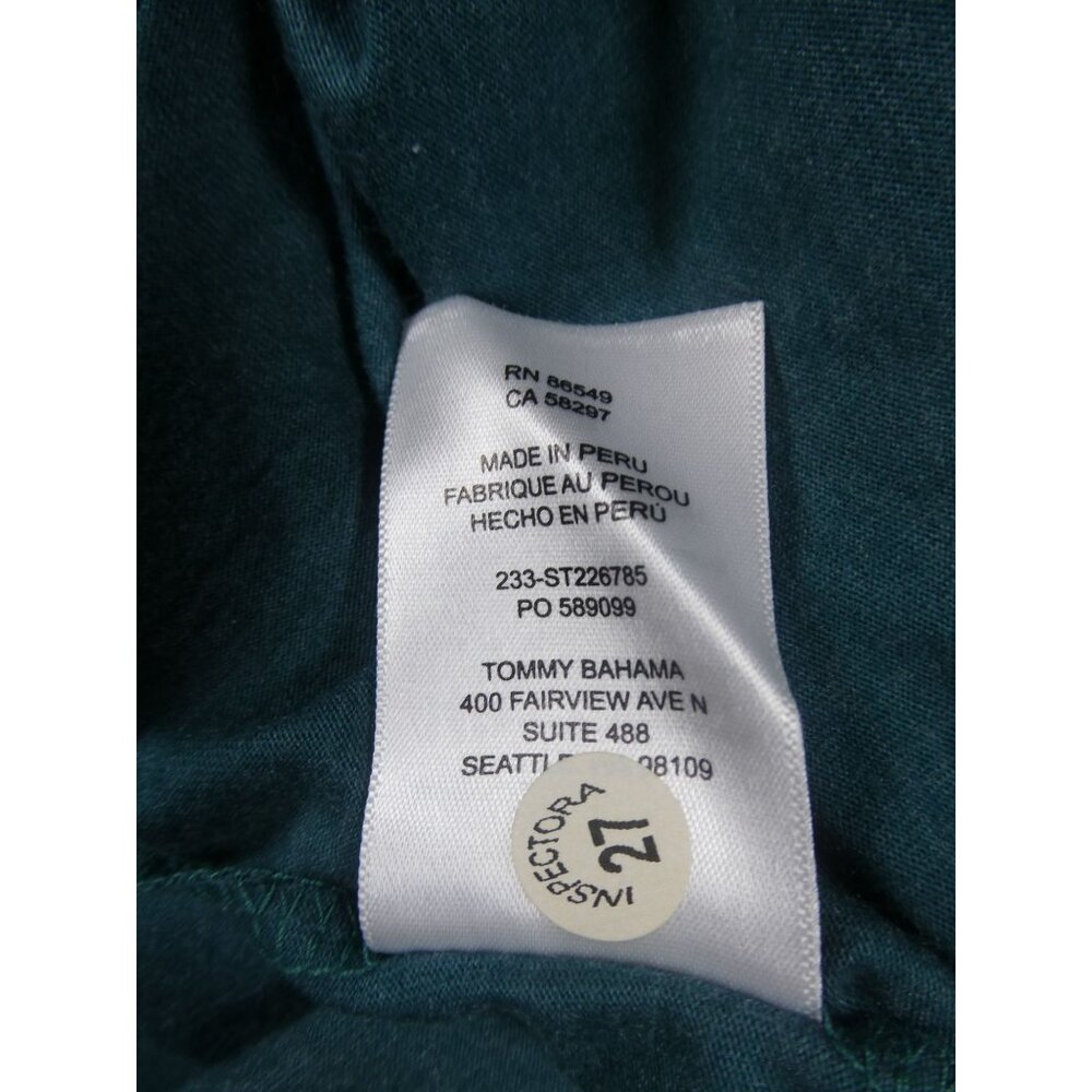 Tommy‎ Bahama Men's Jungle All The Way Deep Teal Green T-Shirt Size XL - Picture 4 of 6